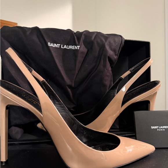 Saint Laurent Nude Heels - Picture 3 of 6